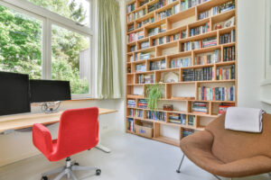 Bright interior design of a luxury house