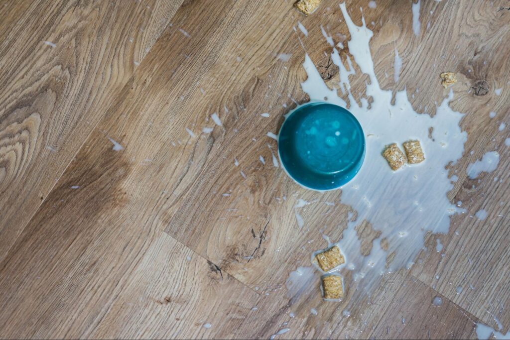 kids-cereal-spilled-on-floor