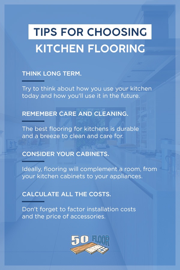 tips for choosing kitchen flooring