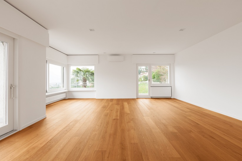 home with wood flooring