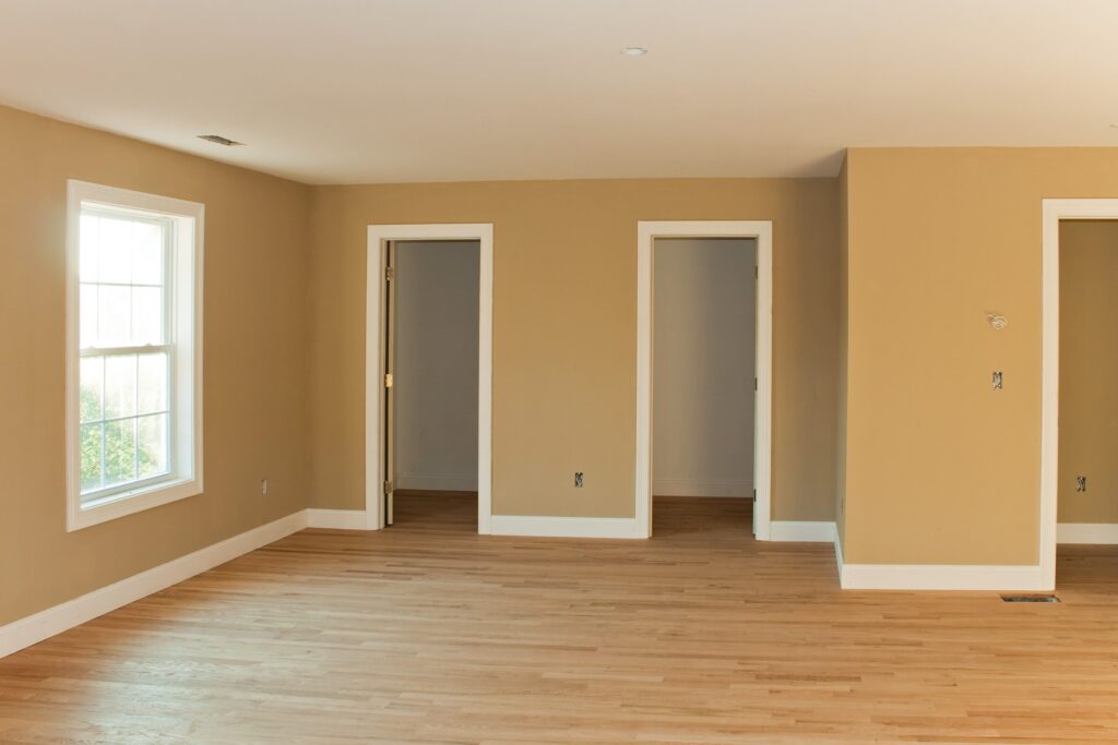 room with wooden floors