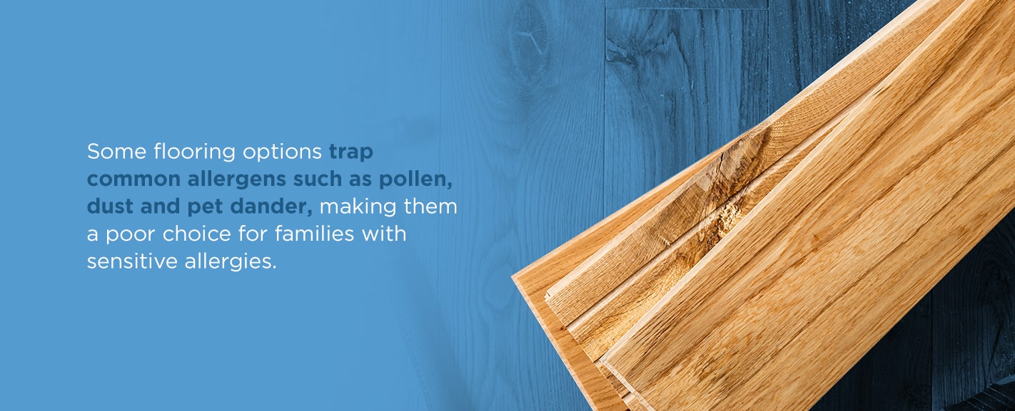 flooring that traps common allergens