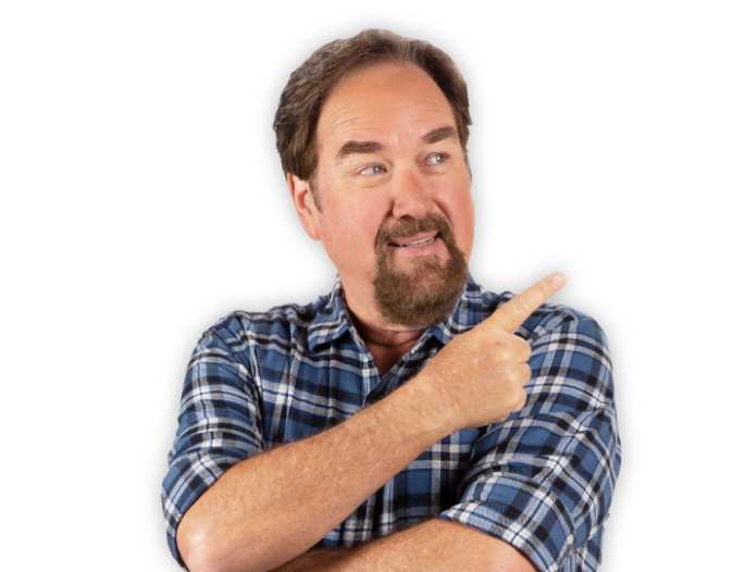 Richard Karn pointing finger