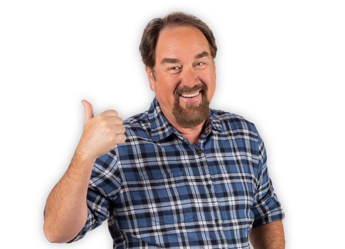 Richard Karn giving a thumbs up