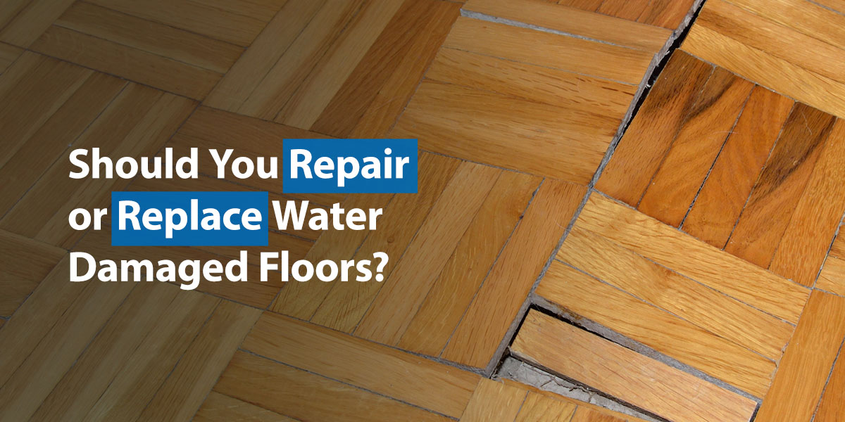 Should You Repair or Replace Water Damaged Floors?