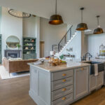 hardwood flooring in modern kitchen