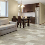 luxury vinyl tile in basement