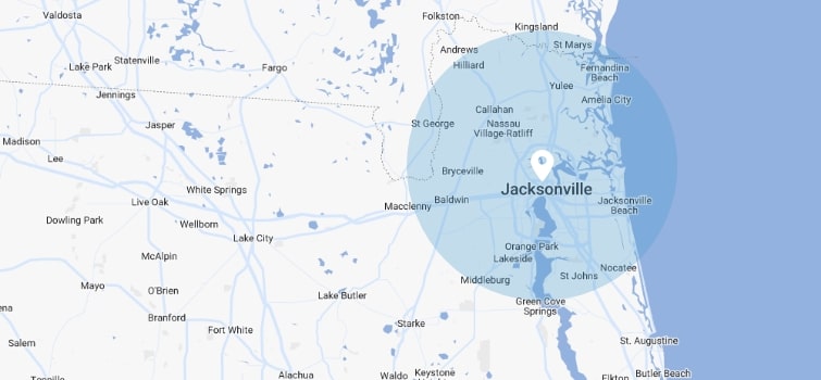Jacksonville Florida Service Region