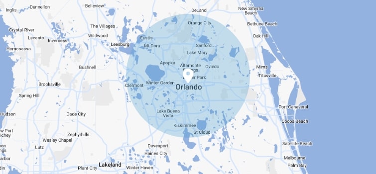 Orlando Florida Service Region