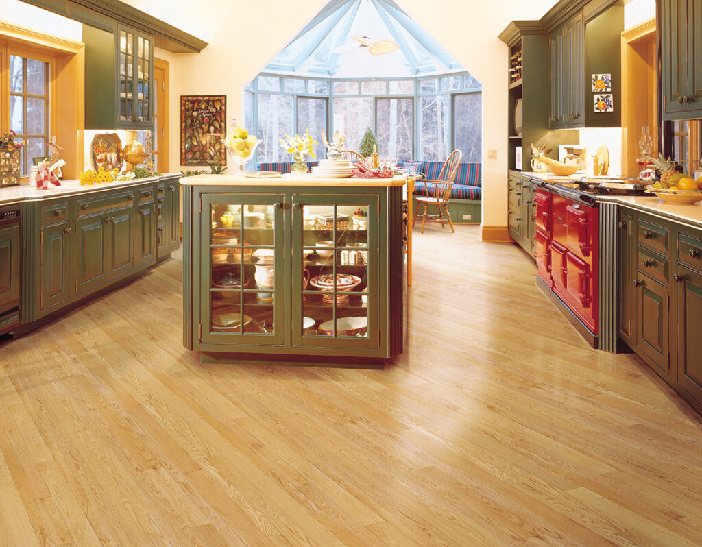 Torrey Pines Natural 3" Hardwood Floor in Kitchen