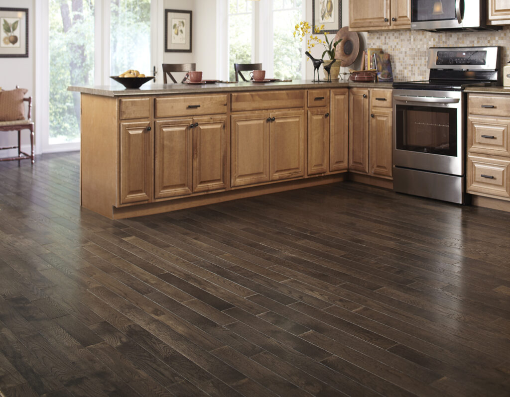 Vicksburg: Granite European Oak Hardwood Floor in Kitchen