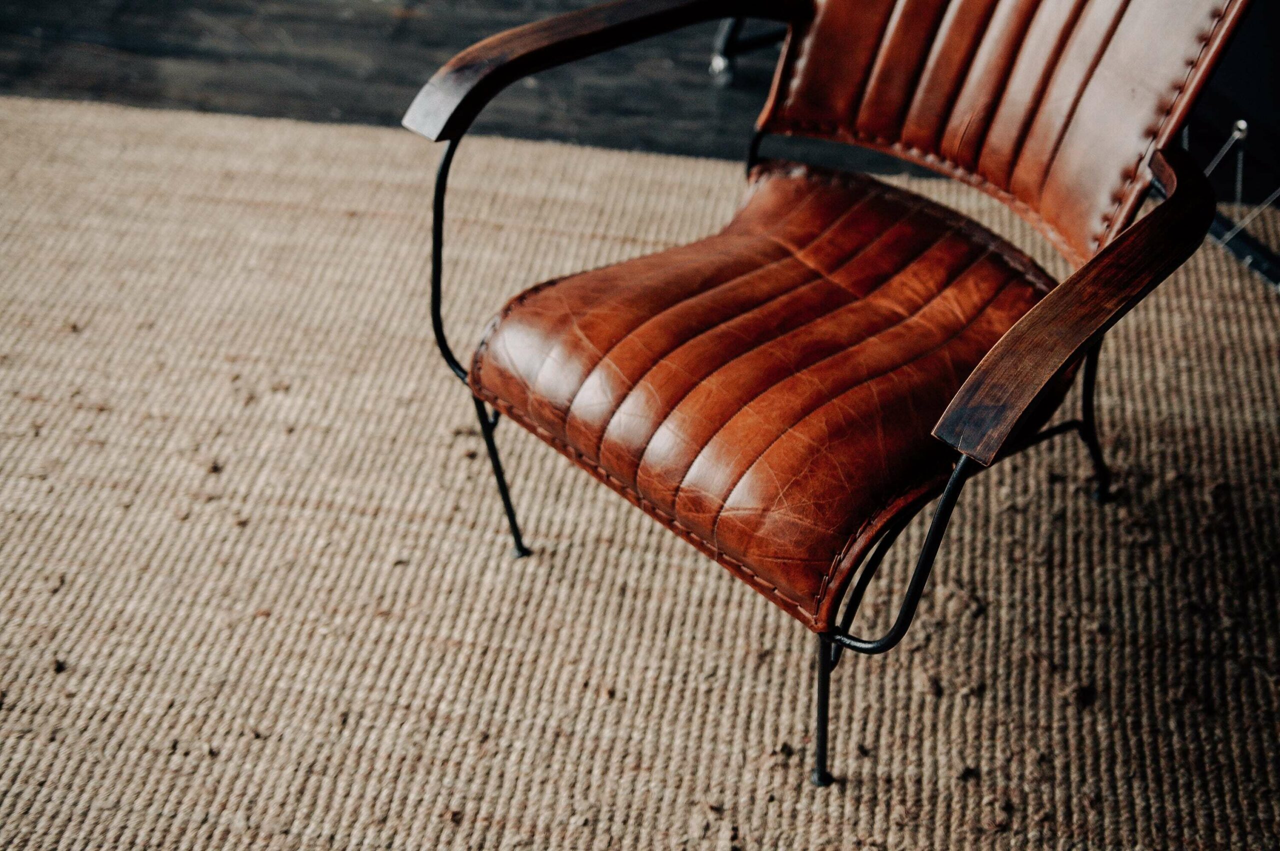 vintage furniture on carpet