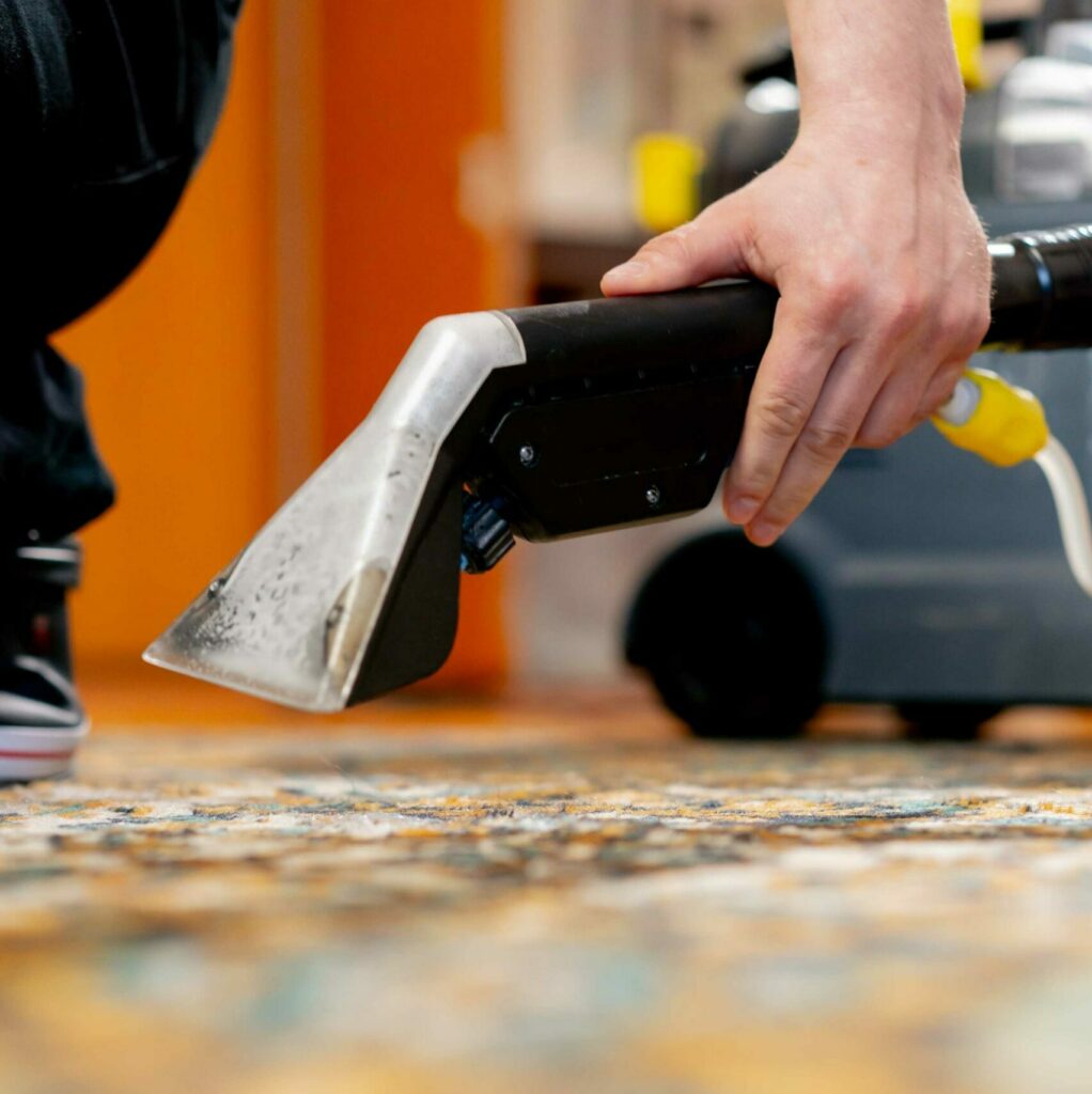 cleaning spills on carpet