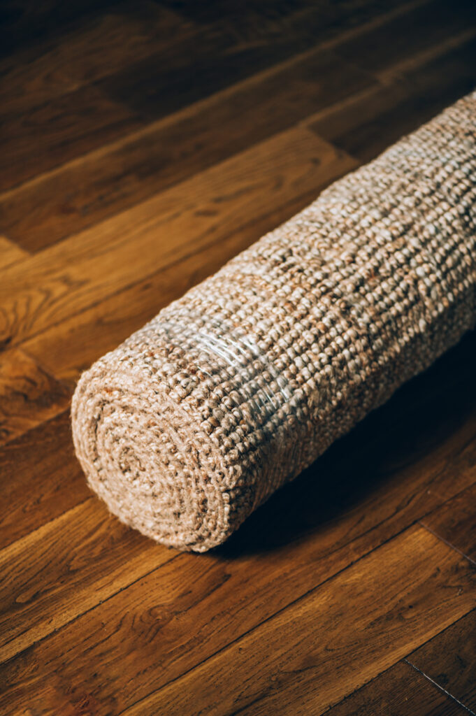 Jute rug, natural fiber carpet