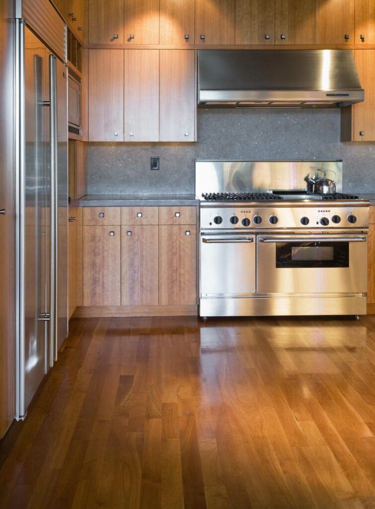 modern kitchen with hardwood floormodern kitchen with hardwood floormodern kitchen with hardwood floor